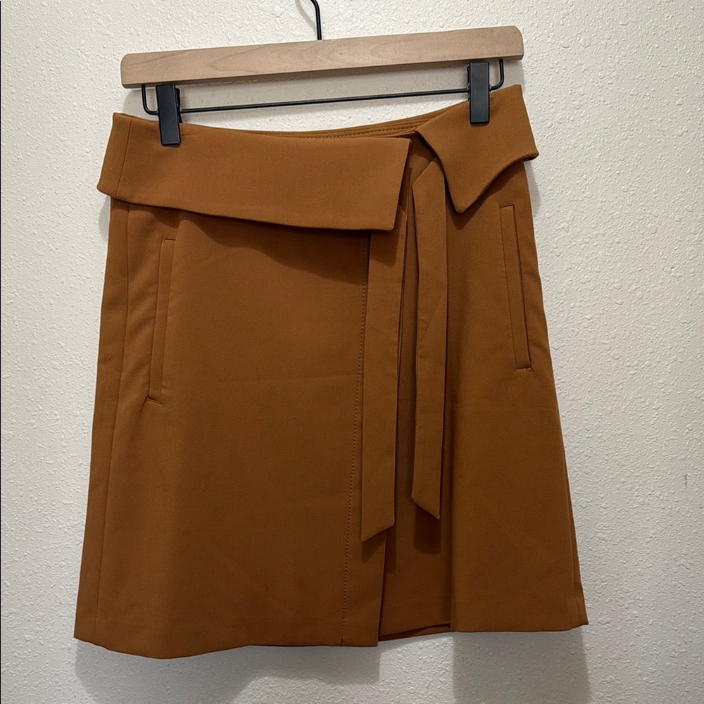 Loft Tan Women's Skirt, Size 2